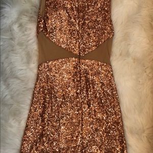 Rose Gold Sequence Dress